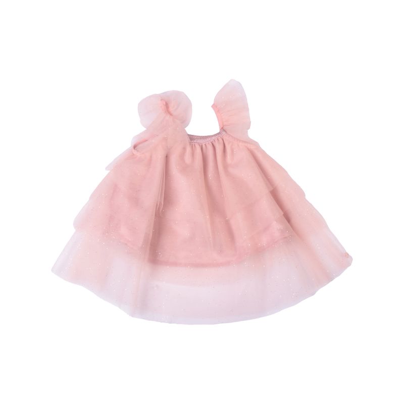 Vestido-Bebe-Niña-Naranja-