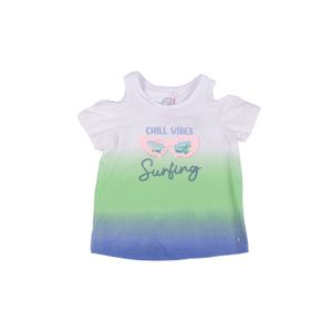 Polera Niña Azul petróleo