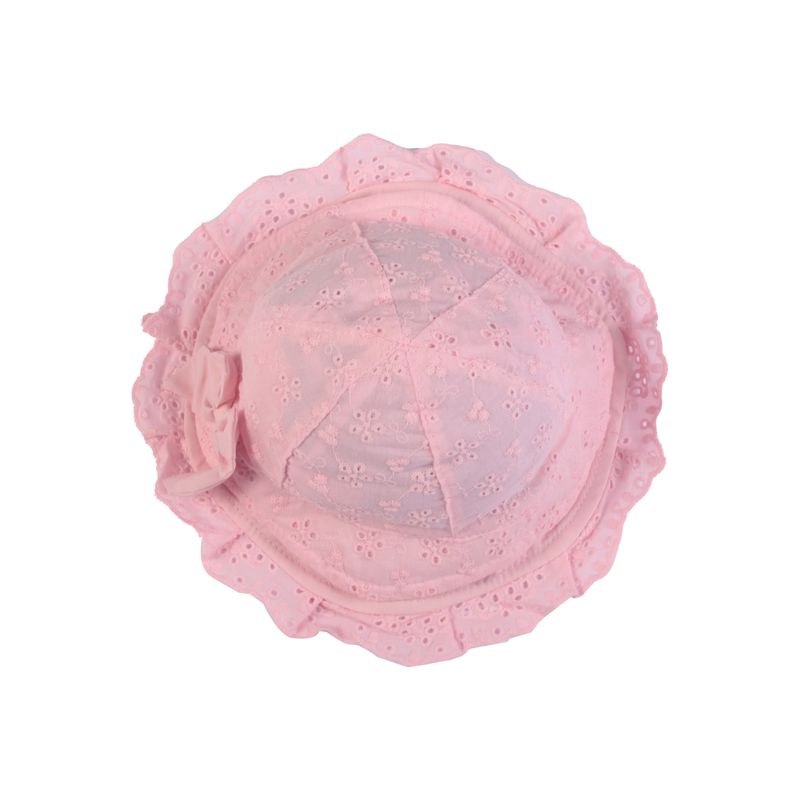 Gorro-Bebe-Niña-Rosado-