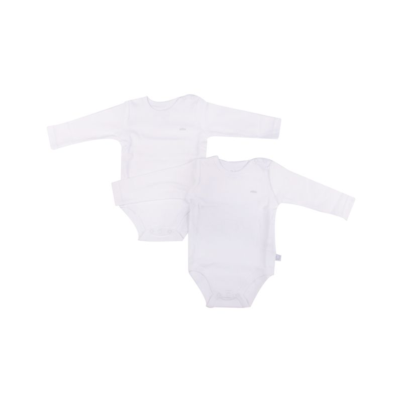 -Set-2-Pzas-Body-Bebe-Niño-Blanco-