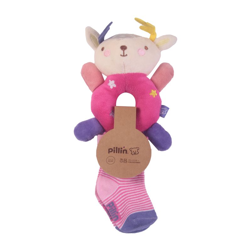 Peluche-Bebe-Niño-Beige-