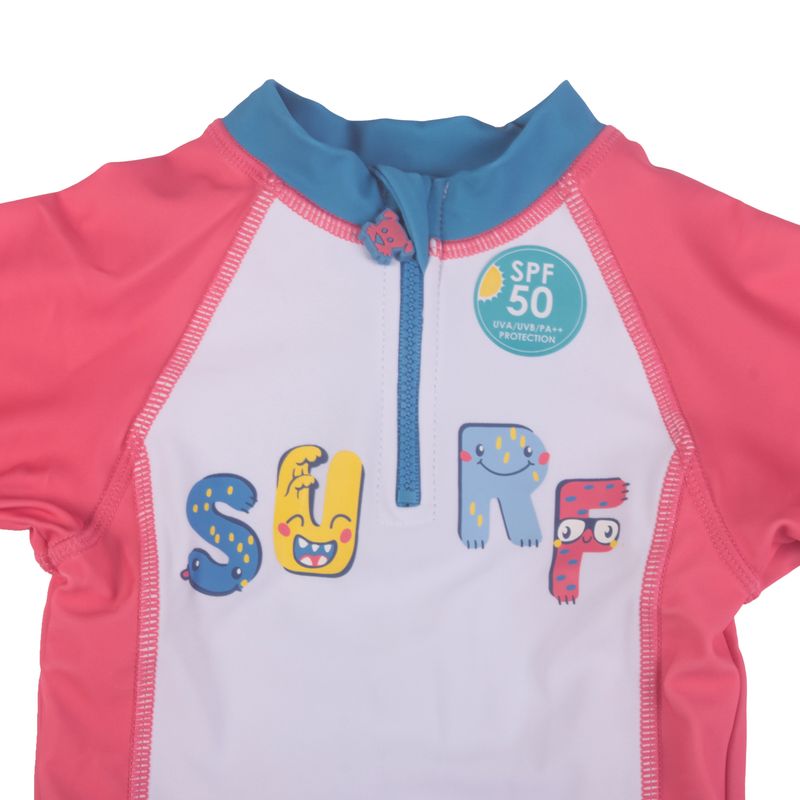 Traje-de-baño-Bebe-Niño-Rojo-