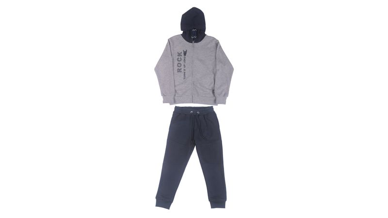 Buzo Bebe Niño Gris Pillin Tienda Online