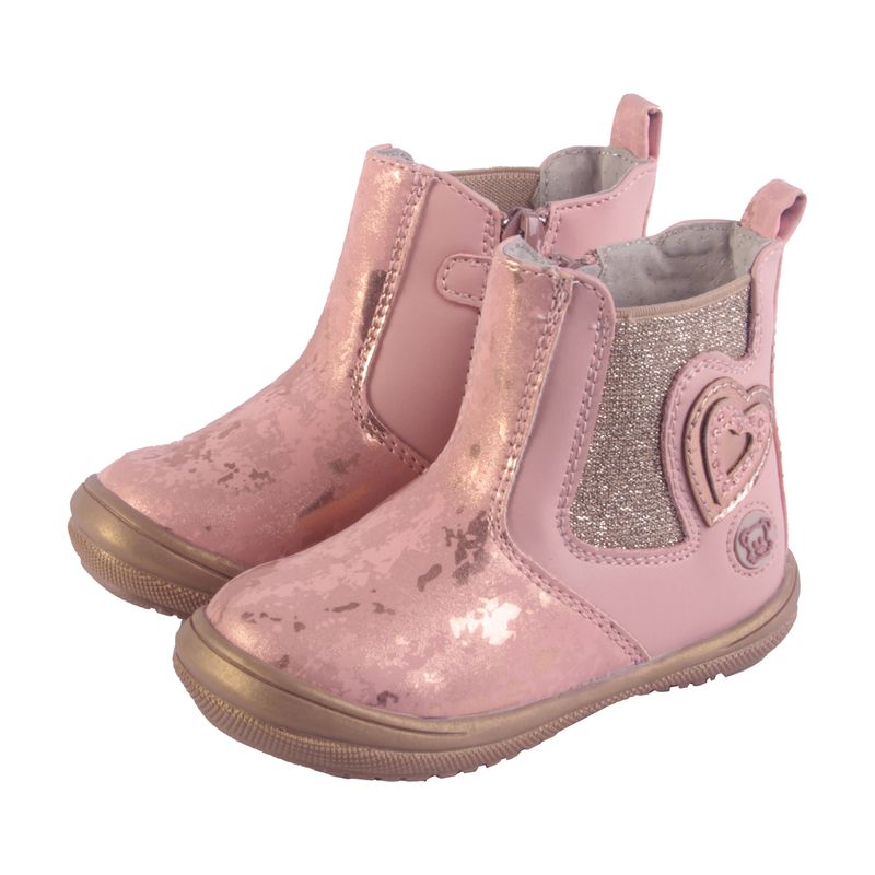 Botin-Bebe-Niña-Rosado-