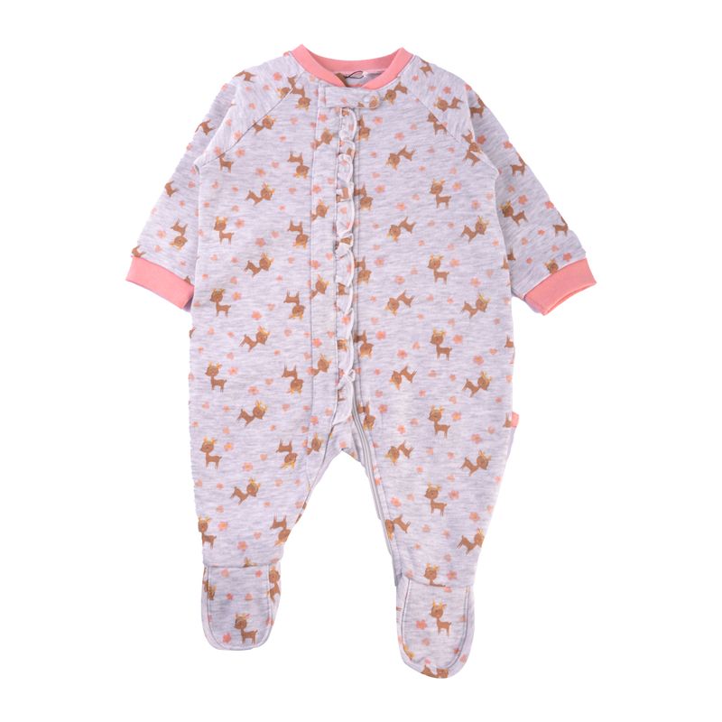 Pijama-Osito-Bebe-Niña-Gris-claro-Pillin