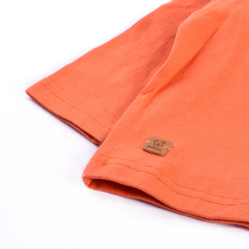 Polera-Manga-Larga-Bebe-Niño-Terracota-Pillin