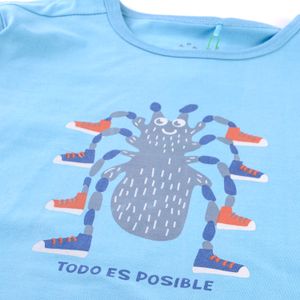 Polera Sustentable Niño Azul