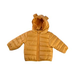 Parka Básica Bebé Niño Mostaza