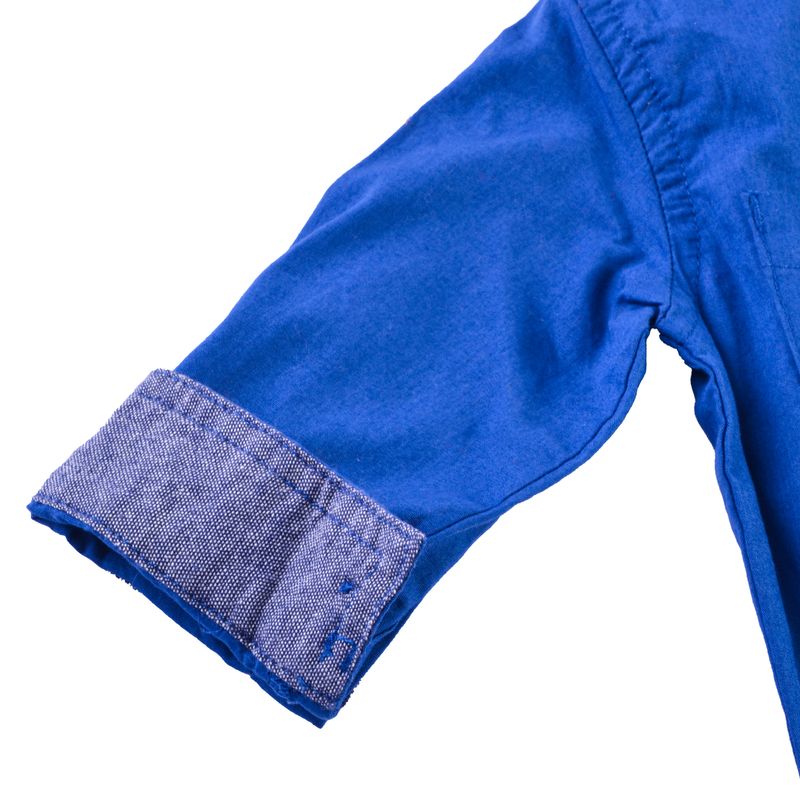 Camisa-Manga-Larga-Bebe-Niño-Azul-marino-Pillin