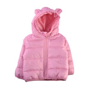 Parka Básica Bebé Niña Rosado