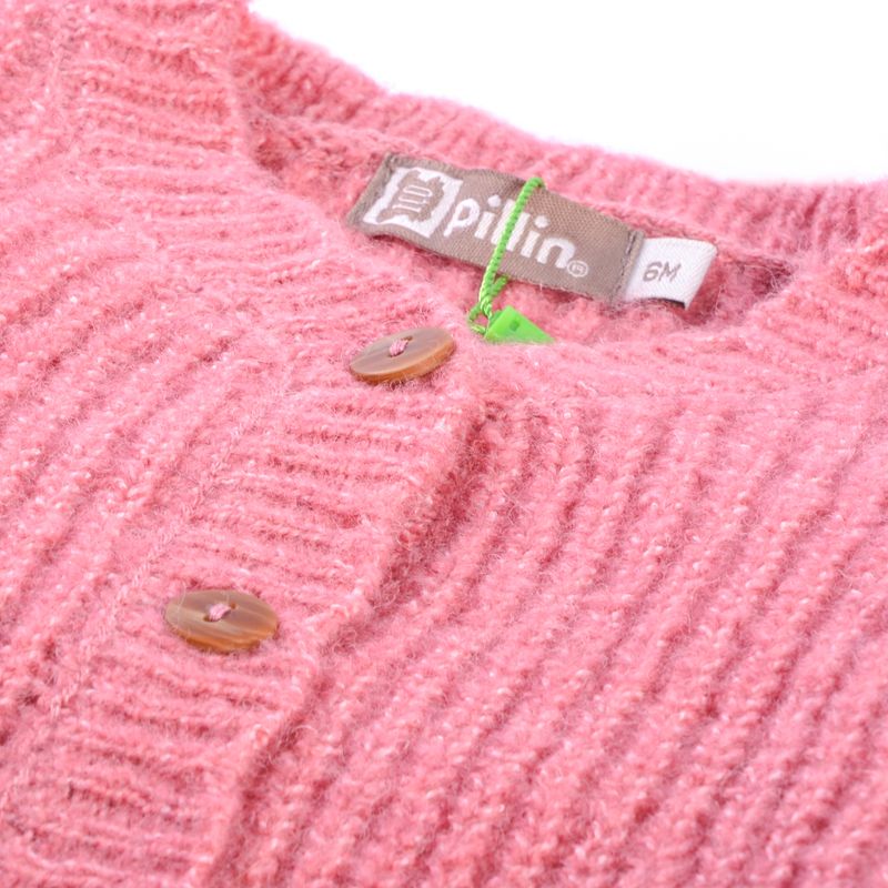 Chaleco-Bebe-Niña-Rosado-Pillin