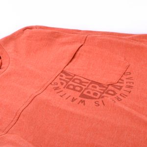 Polera Manga Larga Niño Ladrillo