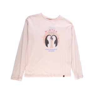 Polera Manga Larga Niña Crudo