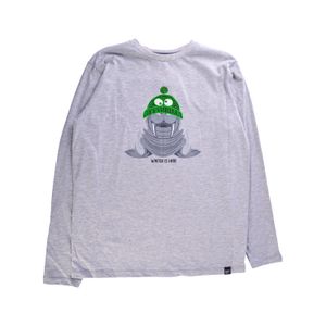 Polera Manga Larga Niño Gris claro
