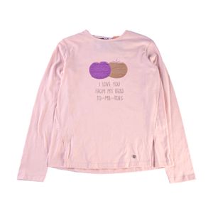 Polera Manga Larga Niña Rosado