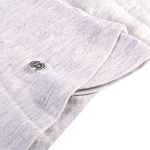 Polera Manga Larga Niña Gris claro