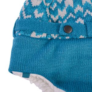 Gorro Aviador Bebé Niño Turquesa