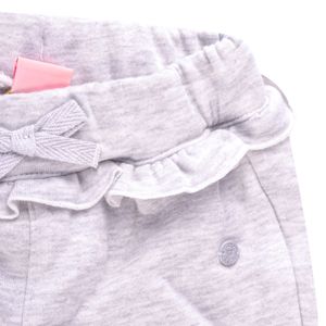Pantalón Buzo Bebé Niña Gris claro