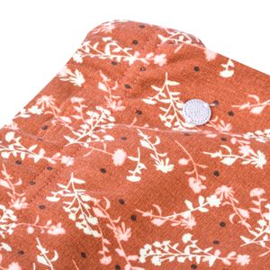 Calza Larga Estampada Niña Café