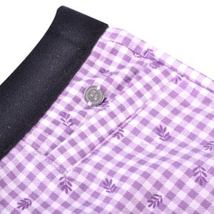 Calza Larga Estampada Niña Violeta