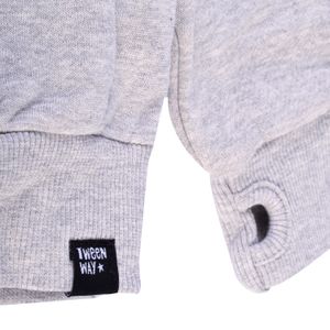Polerón con Capucha Niño Gris