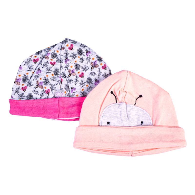 Set-2-Pzas-Gorro-Bebe-Niña-Multicolor-Pillin