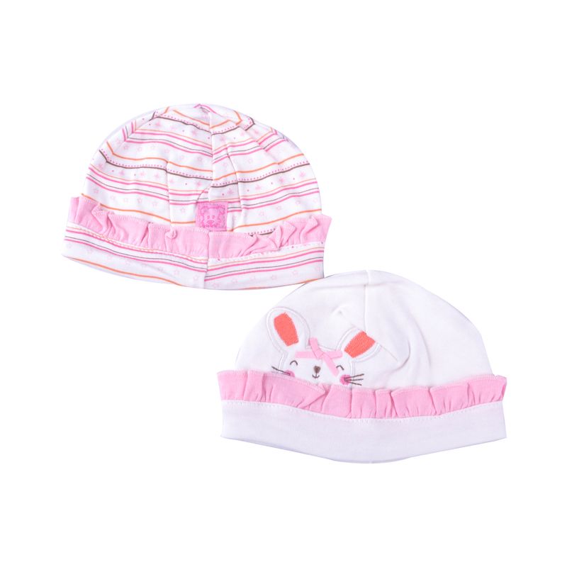Set-2-Pzas-Gorro-Bebe-Niña-Multicolor-Pillin