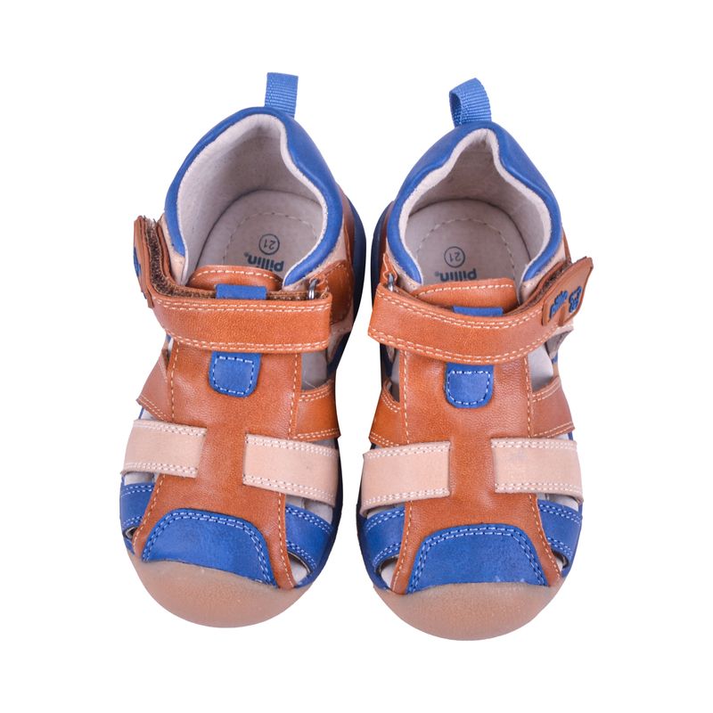 Sandalias-Bebe-Niño-Cafe-Pillin