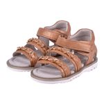Sandalias-Bebe-Niña-Cafe-Pillin