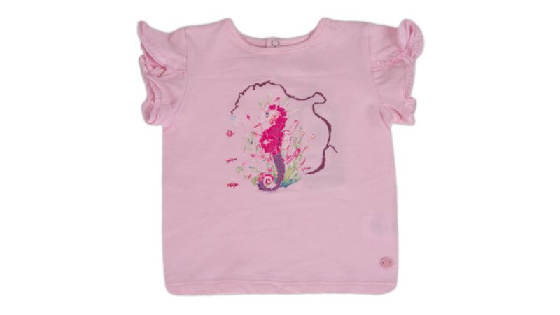 Polera Bebe Nina Rosado