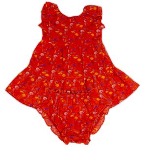 Vestido Bebé Niña Naranja