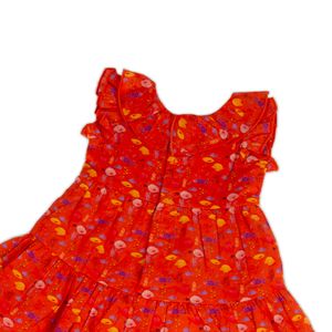 Vestido Bebé Niña Naranja