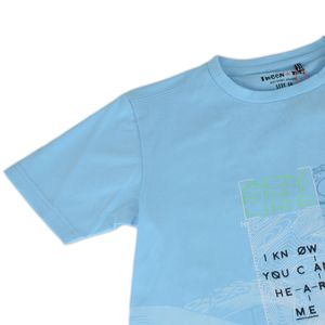 Polera Niño Turquesa