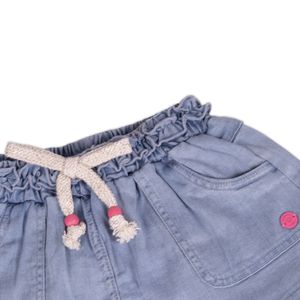 Short Bebé Niña Celeste