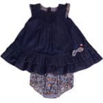 Vestido-con-Calzon-Bebe-Niña-Celeste-Pillin