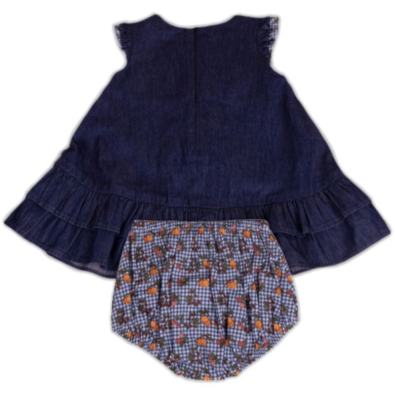 Vestido-con-Calzon-Bebe-Niña-Celeste-Pillin