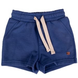 Bermuda Franela Bebé Niño Azul