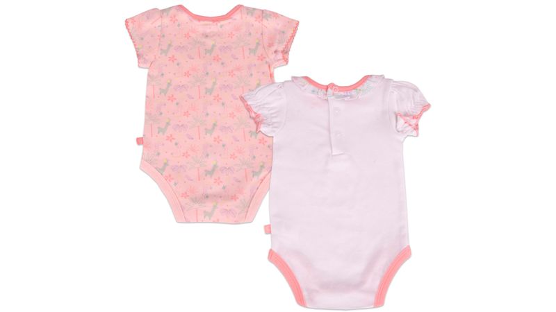 Set 2 pzas Body Bebe Nina Multicolor Pillin Tienda Online