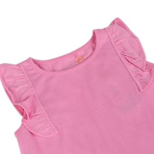 Polera Manga Corta Niña Rosado