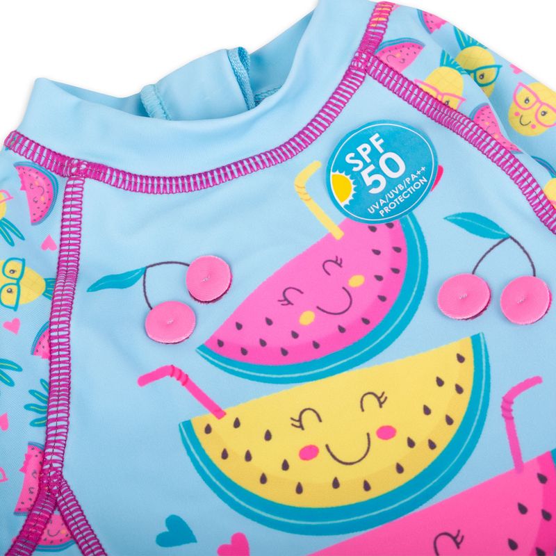 Polera-UV---Gorro-Bebe-Niña-Turquesa-Pillin