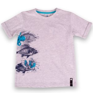 Polera Niño Gris claro