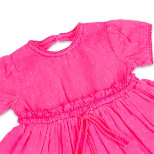 Vestido Bebé Niña Fucsia