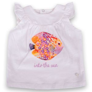 Polera Bebé Niña Blanco