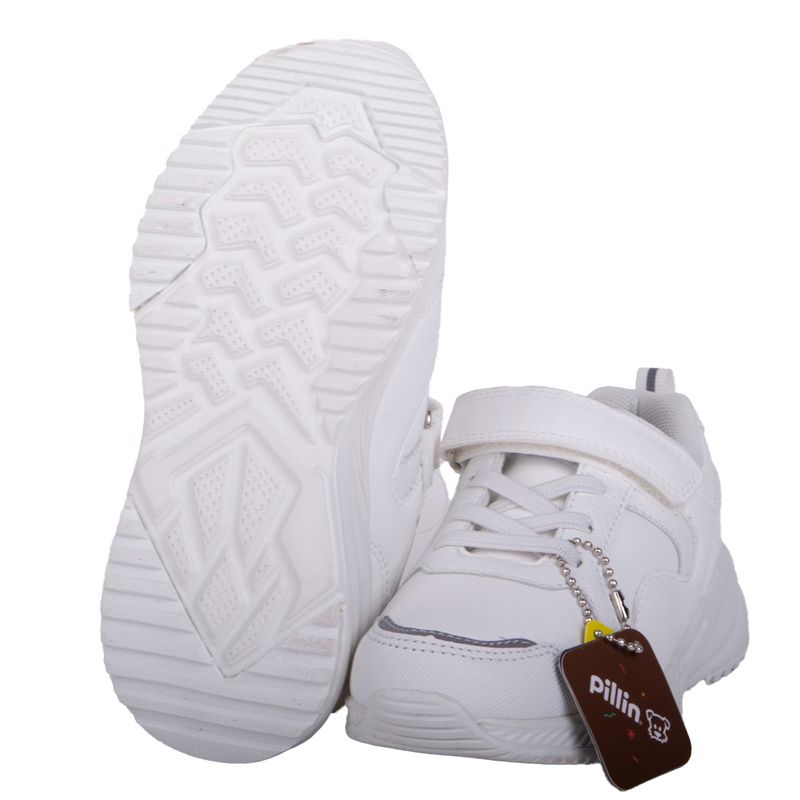 Zapatillas-Escolar-Unisex-Blanco-Pillin