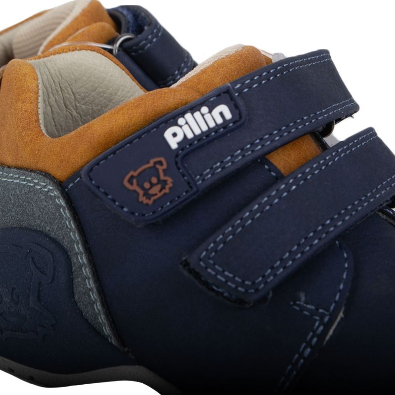 Zapato-Clasico-Bebe-Niño-Azul-marino-Pillin