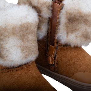 Botin Bebe Niña Café