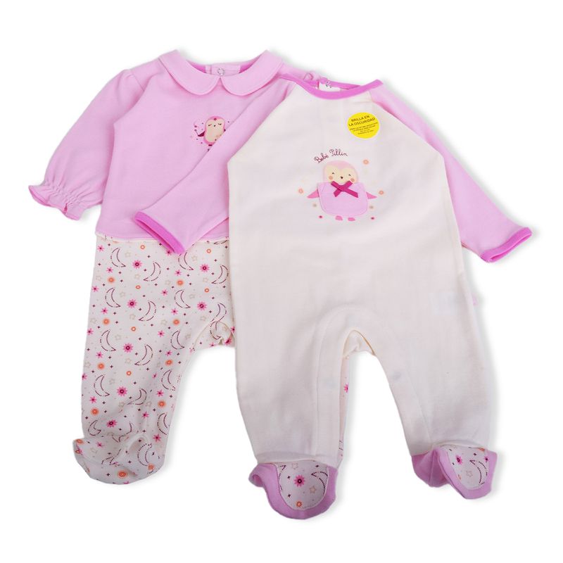 Pack-2-Pzas-Osito-Bebe-Niña-Multicolor-Pillin