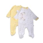 Pack-2-Pzas-Enterito-Bebe-Unisex-Multicolor-Pillin