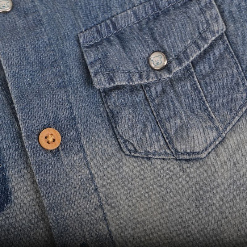 Camisa-Bebe-Niño-Denim-Pillin