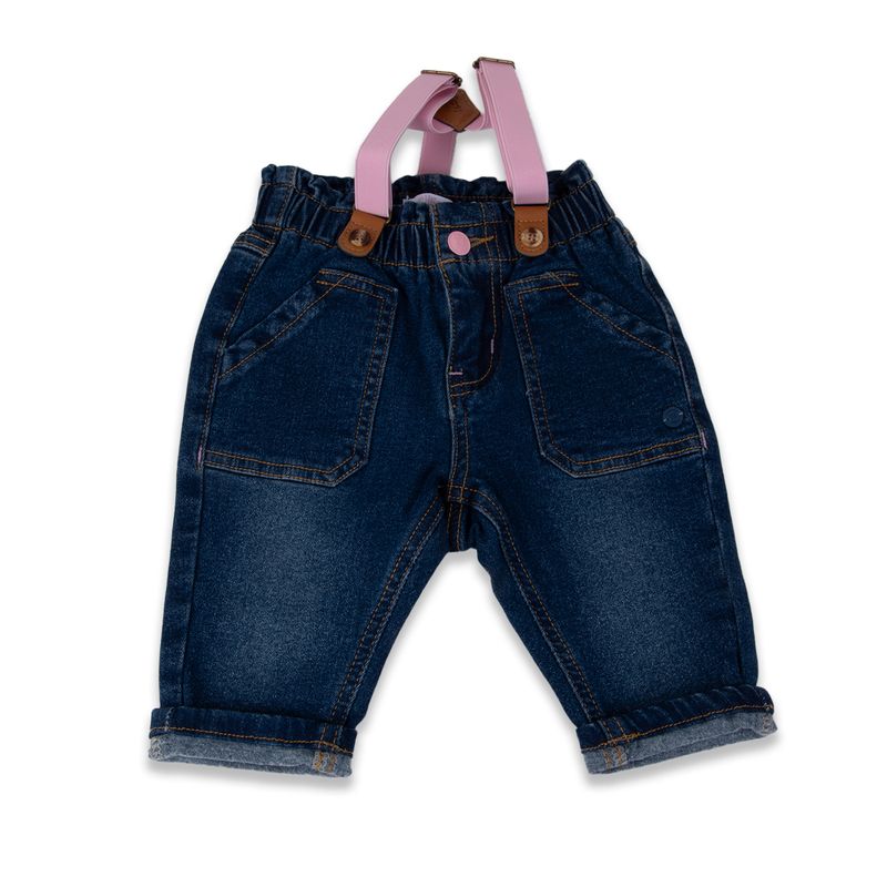 Jeans-Bebe-Niña-Denim-Pillin